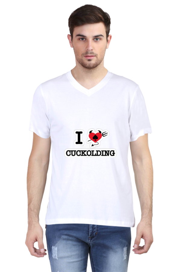 I love cuckolding Vneck Half Sleeve - Image 6