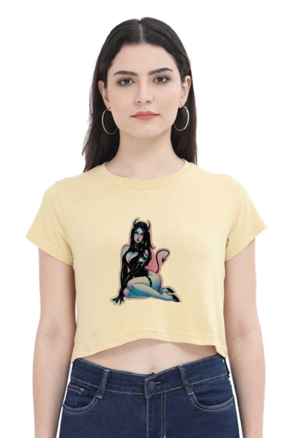 The Devil Female Crop Top