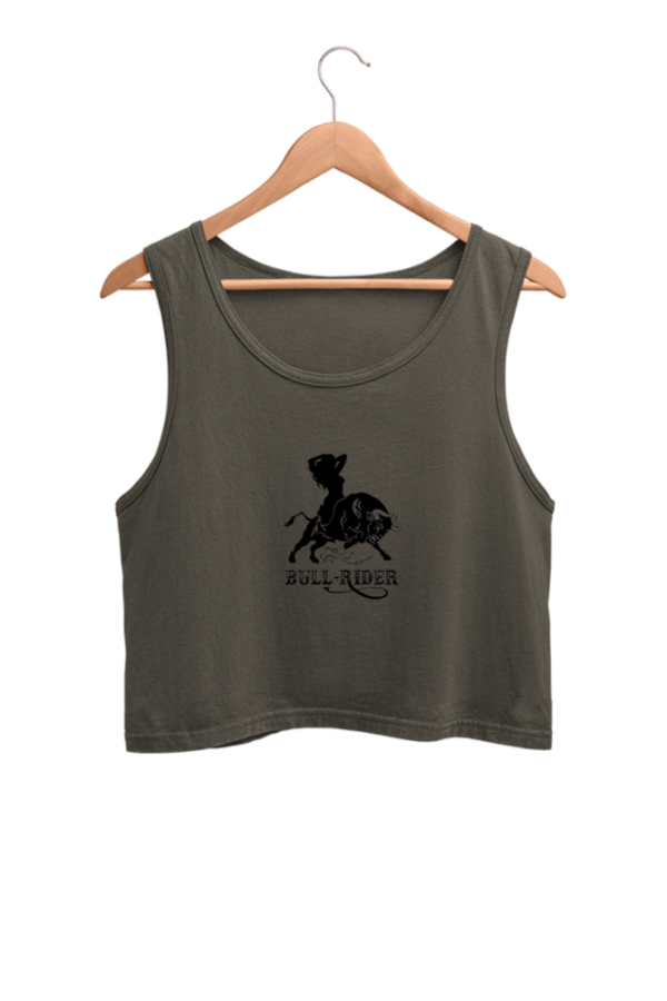 Bull Rider Female Crop Tank