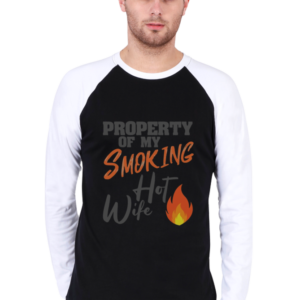 PROPERTY OF HOT-WIFE Male Raglan Full Sleeve