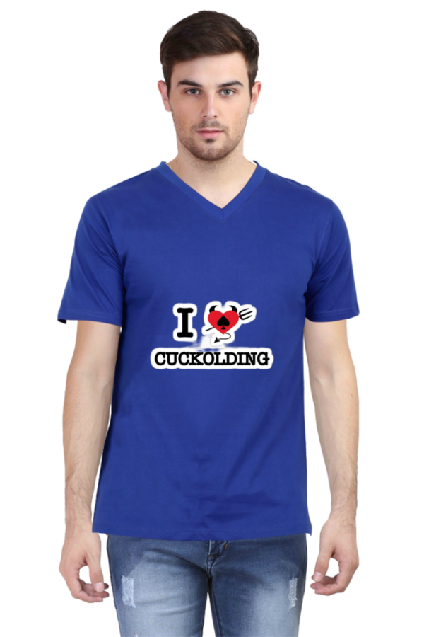 I love cuckolding Vneck Half Sleeve - Image 2