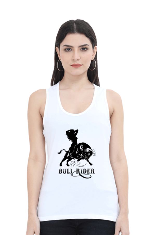 Bull Rider Female Tank Top - Image 5