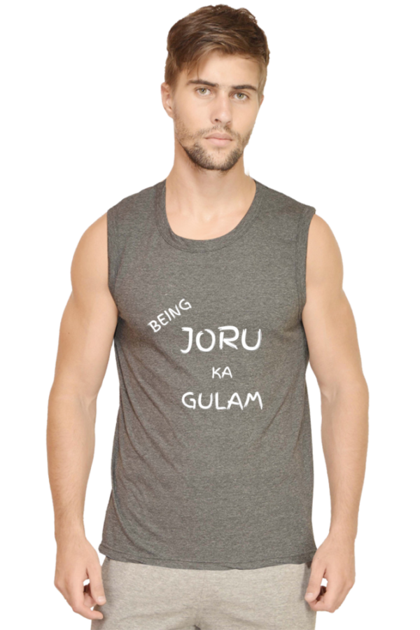 Joru Ka Gulam Male Round Neck Sleeveless