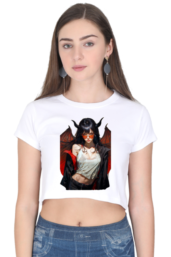 The Devil Female Crop Top - Image 10