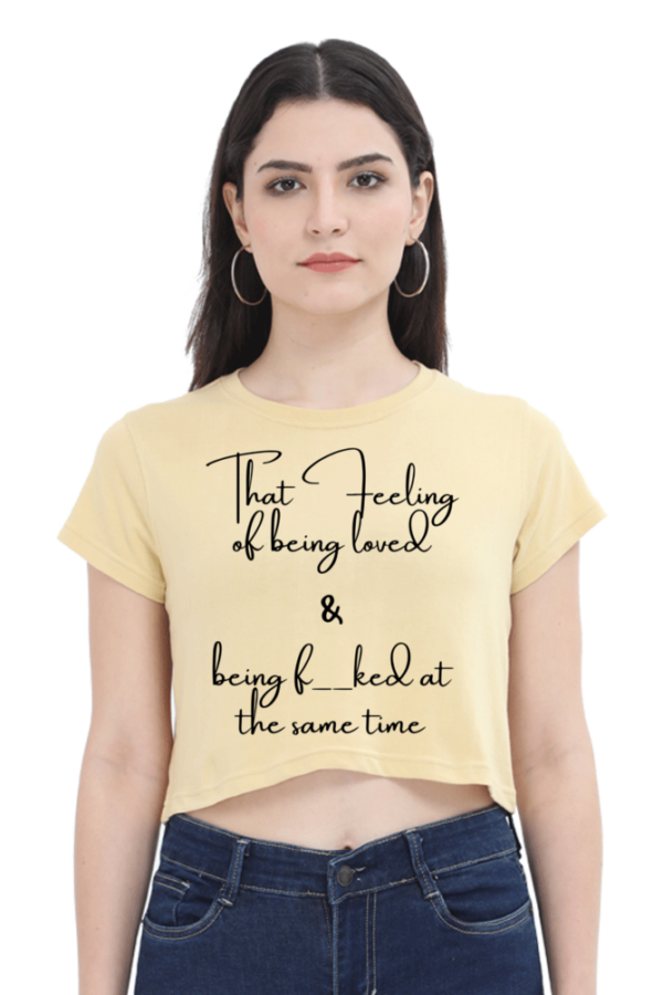 Being Loved Crop Top