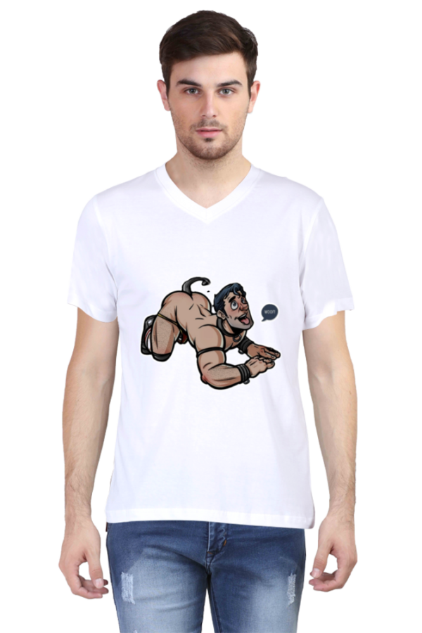 Woof Male Vneck Half Sleeve - Image 6