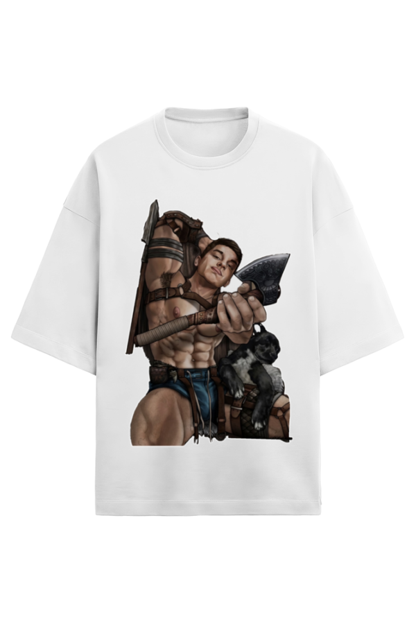 HE-Men Unisex Terry Oversized T-Shirt - Image 4