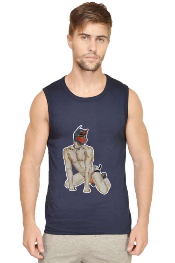 Pet Male Round Neck Sleeveless - Image 3