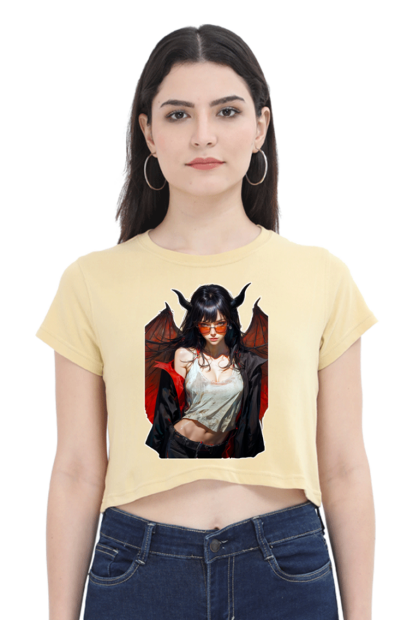 The Devil Female Crop Top