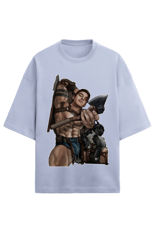 HE-Men Unisex Terry Oversized T-Shirt - Image 2