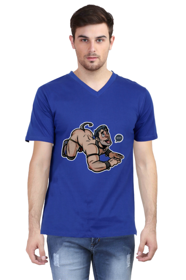 Woof Male Vneck Half Sleeve - Image 2