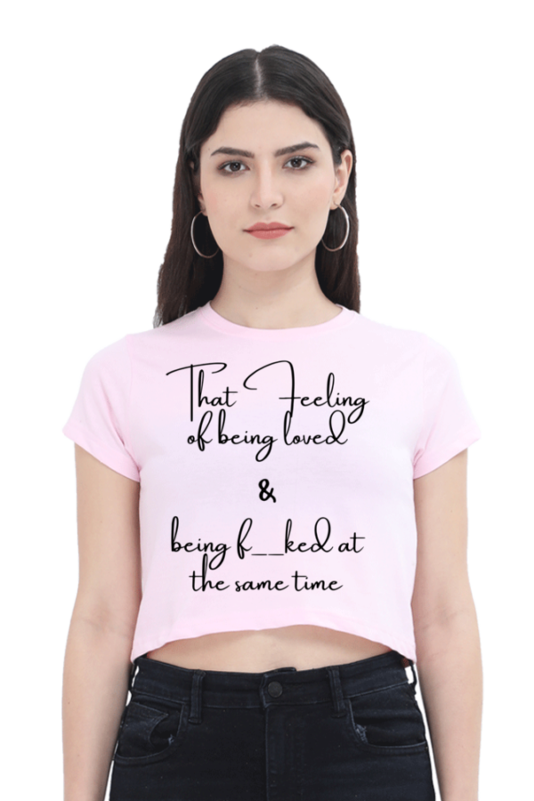 Being Loved Crop Top - Image 3