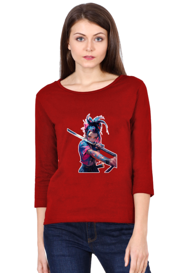 Ninja Female Round Neck Full Sleeve