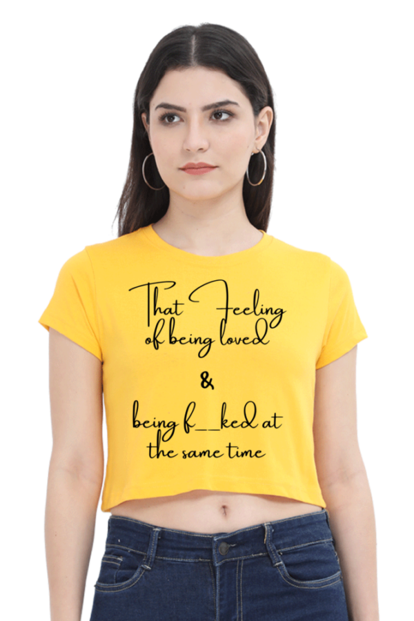 Being Loved Crop Top - Image 4