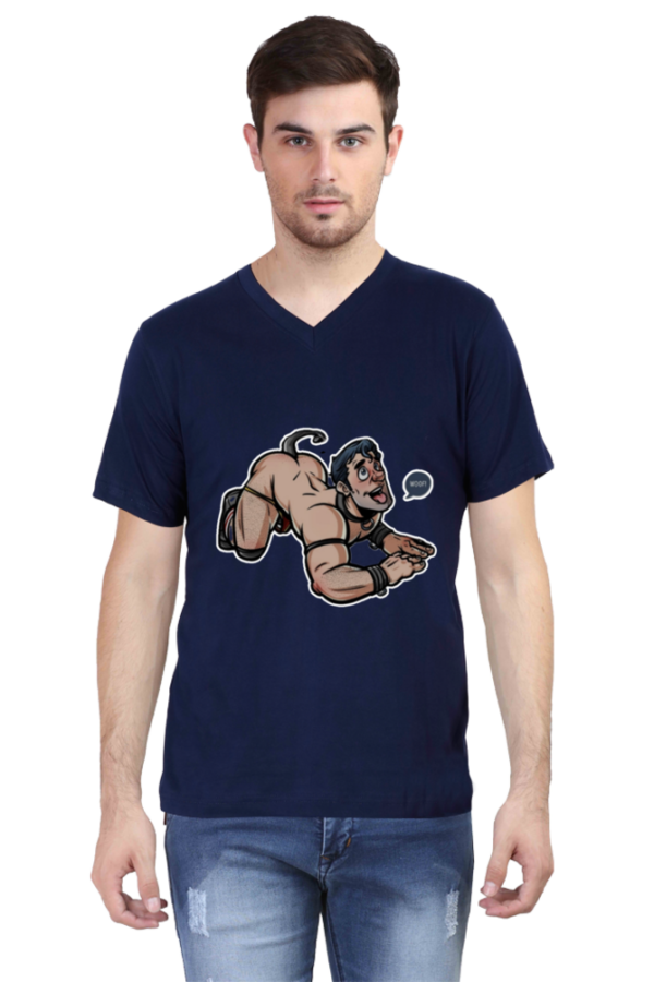 Woof Male Vneck Half Sleeve - Image 4