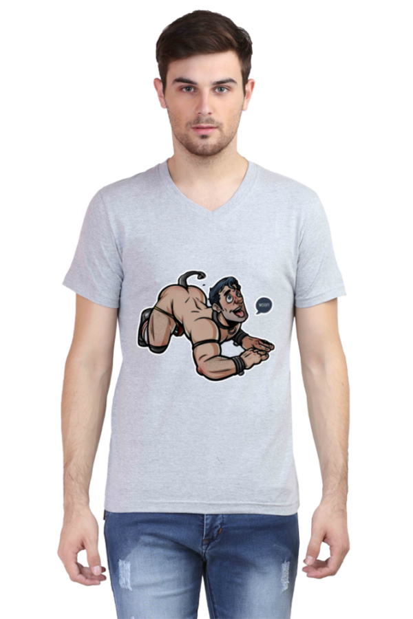 Woof Male Vneck Half Sleeve - Image 3