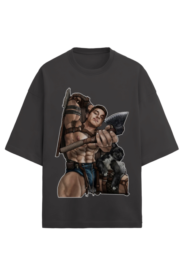 HE-Men Unisex Terry Oversized T-Shirt - Image 3