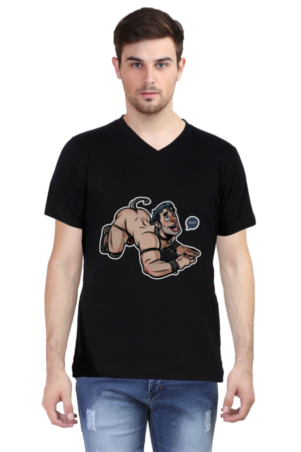 Woof Male Vneck Half Sleeve - Image 5