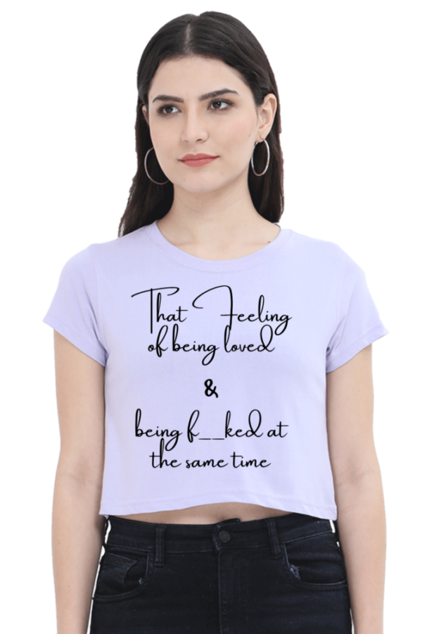 Being Loved Crop Top - Image 2