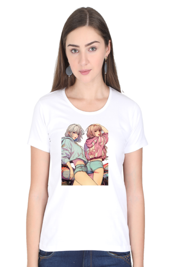Biker Girls Round Neck Half Sleeve Classic - Image 16