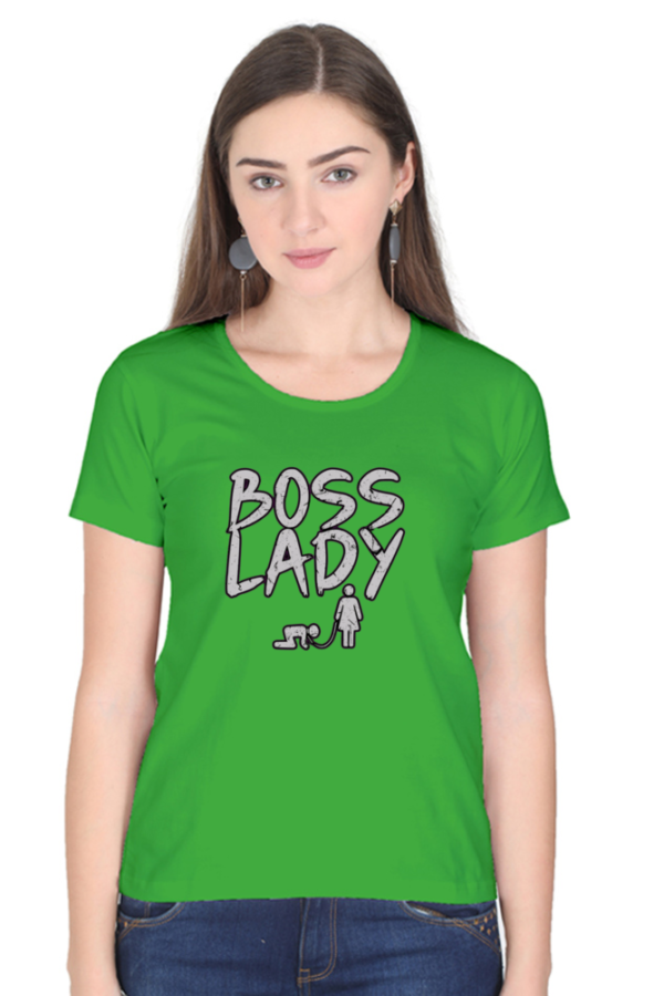 BOSS LADY  Round Neck Half Sleeve Classic - Image 6