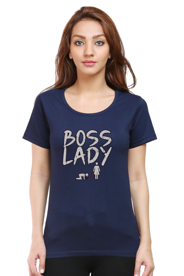 BOSS LADY  Round Neck Half Sleeve Classic - Image 15