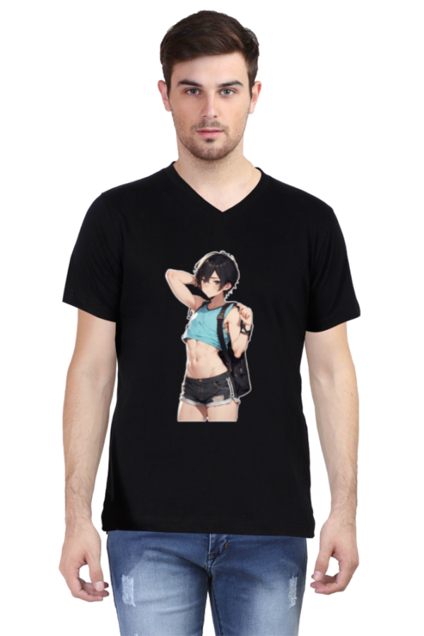 Sissy Vneck Half Sleeve Tee - Image 5