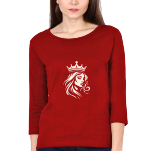 Queen Round Neck Full Sleeve Tee