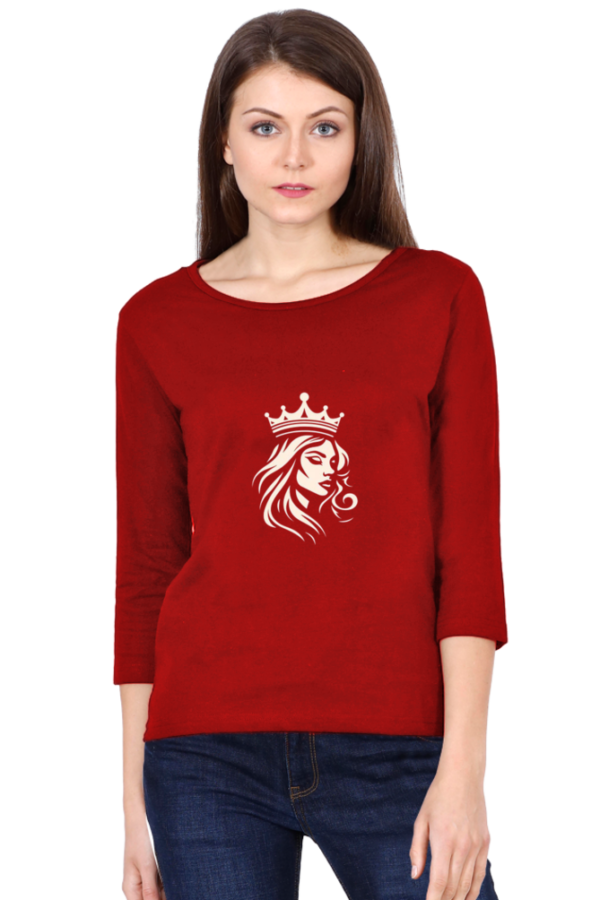 Queen Round Neck Full Sleeve Tee