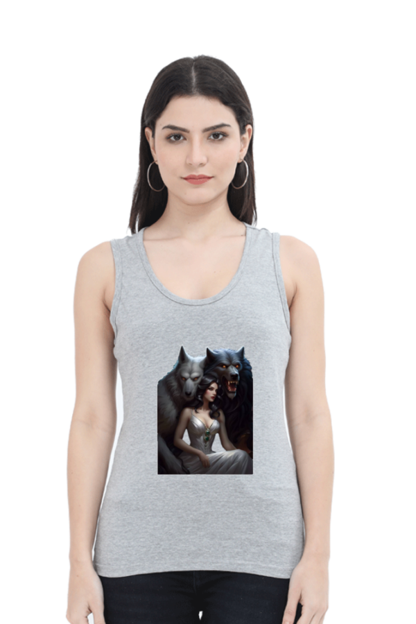 Two Wolfs Female Tank Top - Image 3