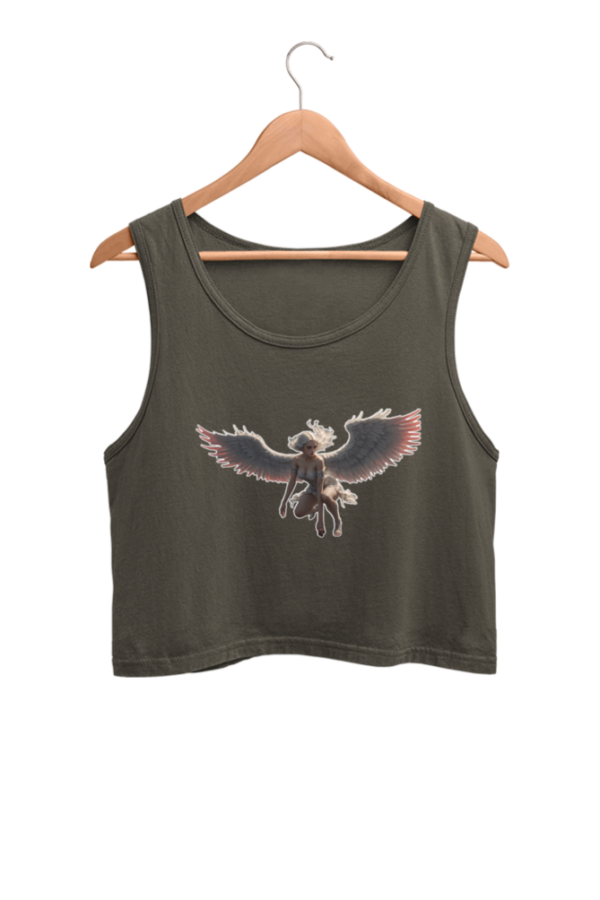 The Angel Women Female Crop Tank