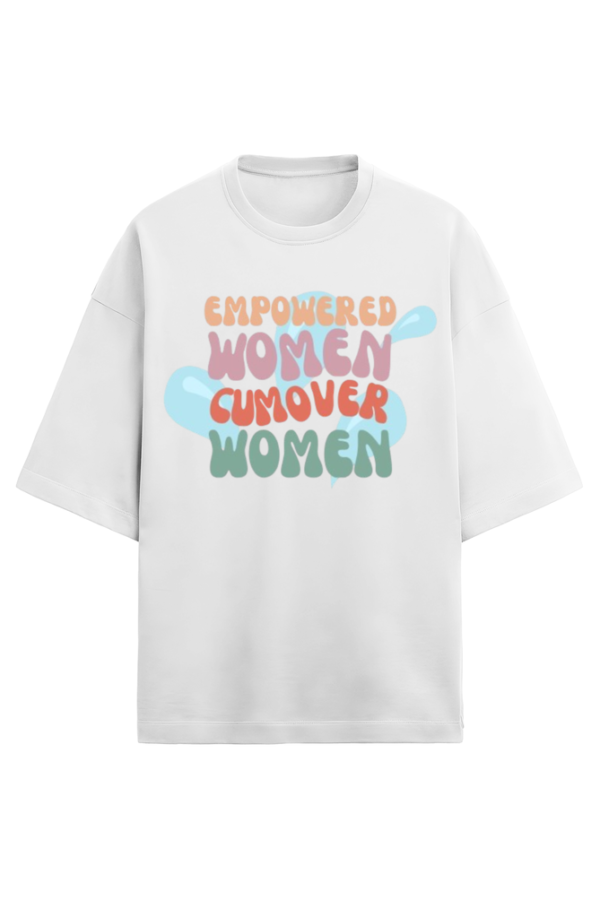 Cum Over Unisex Terry Oversized T-Shirt - Image 8