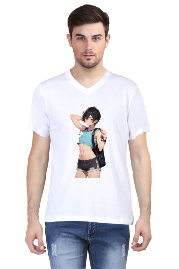 Sissy Vneck Half Sleeve Tee - Image 6