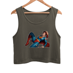 Supper Girl Bondage Crop Tank Top