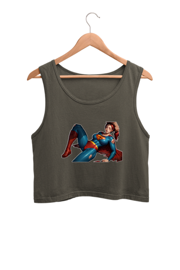 Supper Girl Bondage Crop Tank Top