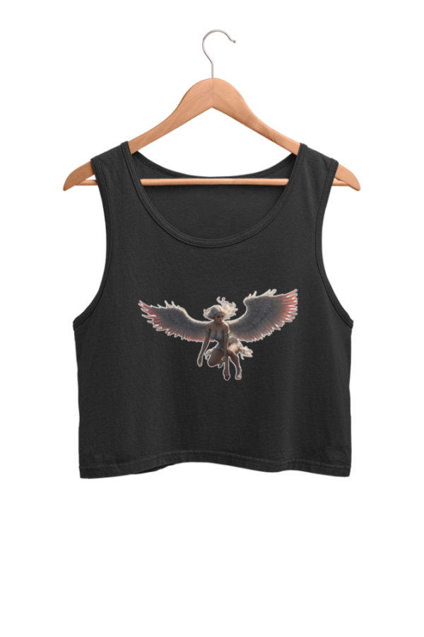 The Angel Women Female Crop Tank - Image 4
