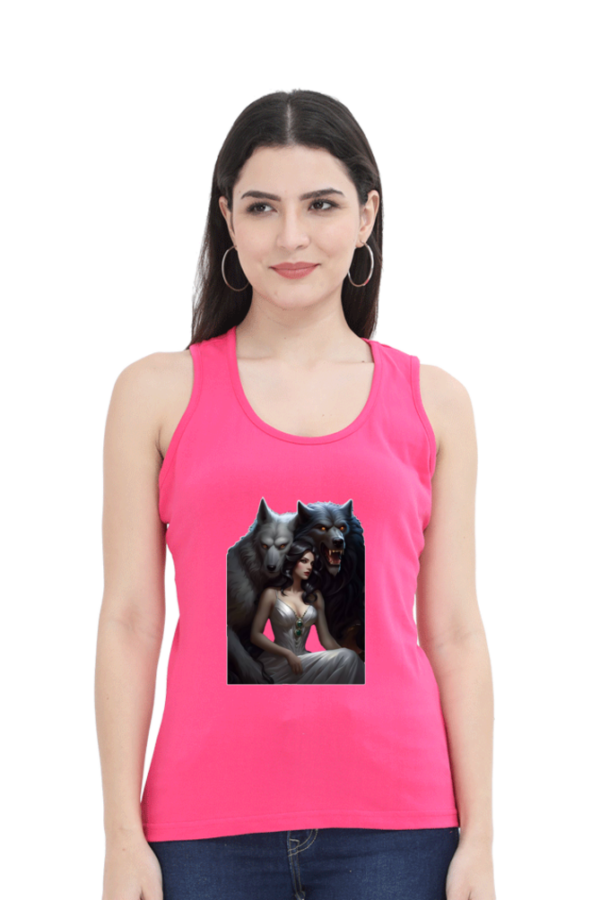 Two Wolfs Female Tank Top