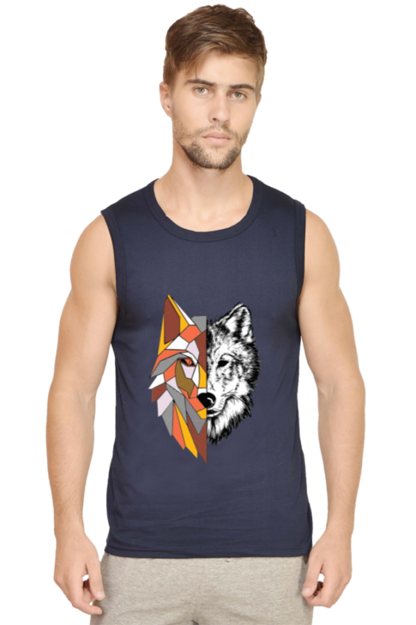 The Wolf Male Round Neck Sleeveless - Image 3