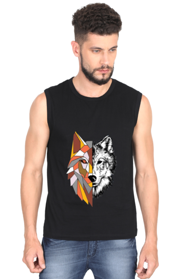 The Wolf Male Round Neck Sleeveless - Image 4