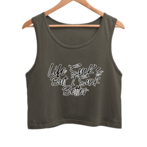 Life Suck's Crop Tank Top