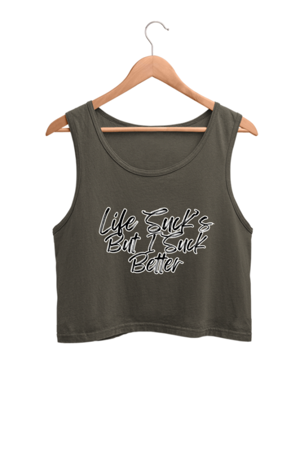 Life Suck's Crop Tank Top