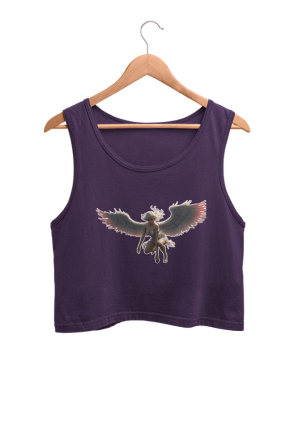The Angel Women Female Crop Tank - Image 2