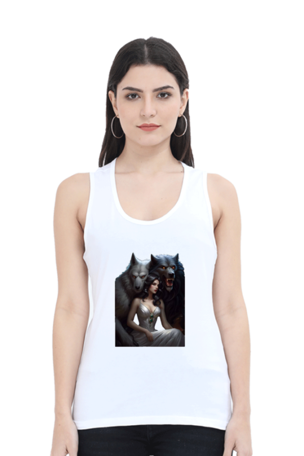 Two Wolfs Female Tank Top - Image 6