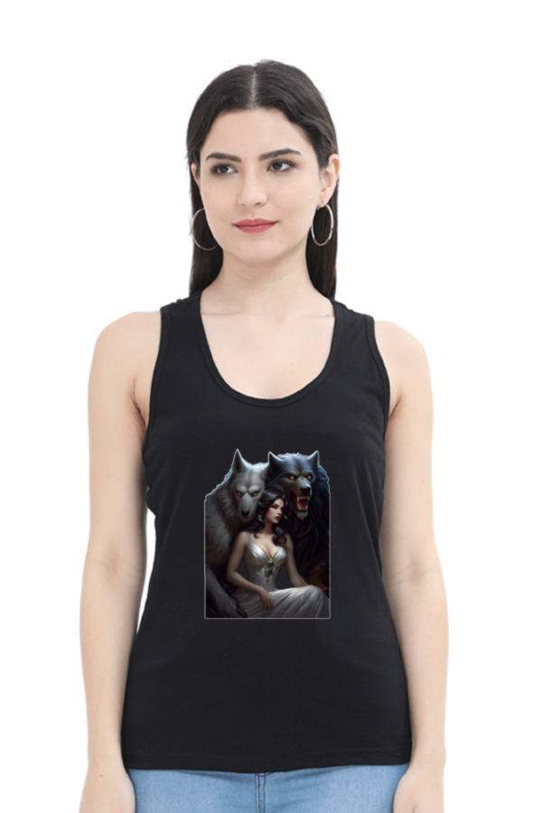 Two Wolfs Female Tank Top - Image 5