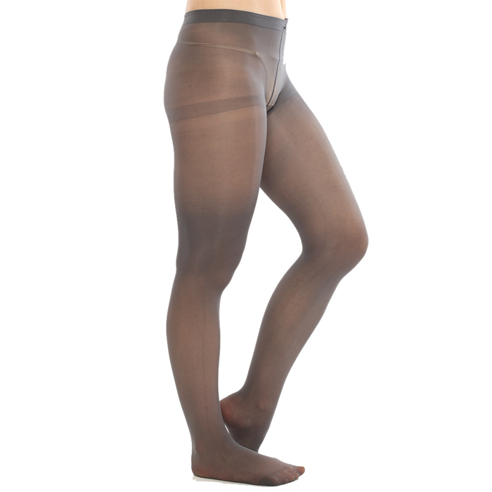 Smokey grey luxury sheer to waist pantyhose - Image 2