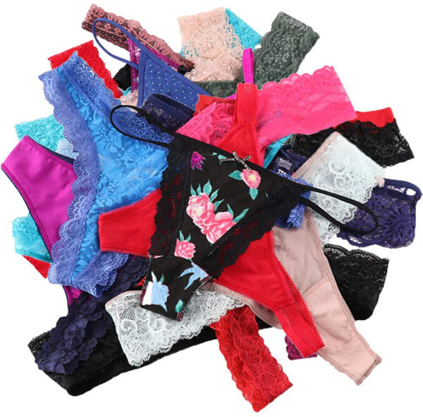 Variety panties thong pack assorted 6 pack - Image 2