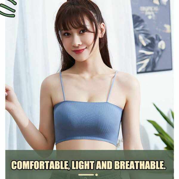 2 Pack seamless padded crop top bra - Image 4