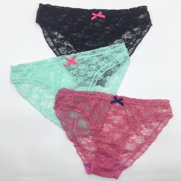 Low Rise Lace Panties Set - Pack of 4 - Image 3