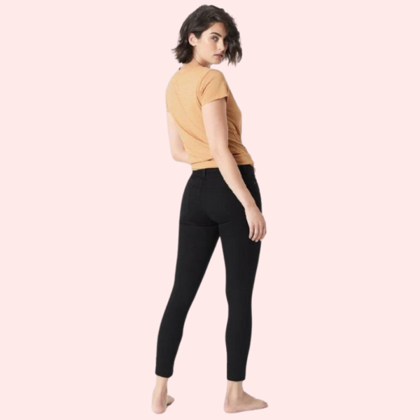 Women's Sleek Silhouette Black Skinny Fit Jeans - Image 2