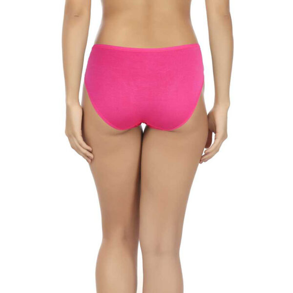 Comfy Snazzy Way Beauty Organic Plus Size Pure Magenta Cotton Panties(Pkt of 2) - Image 4